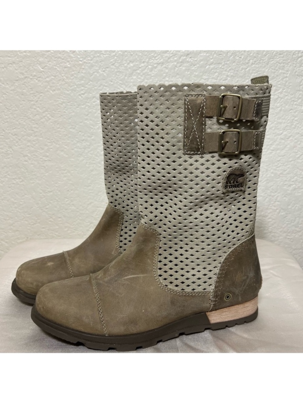 Sorel NL2167-977 Women’s Major Pull On Boots Combat Military Style Boot Size 8.5